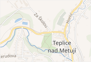 Rooseveltova v obci Teplice nad Metují - mapa ulice