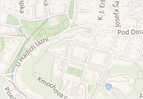 Antonína Dvořáka v obci Teplice - mapa ulice