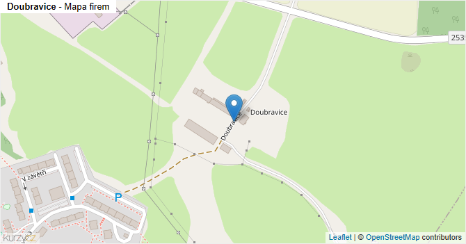 Doubravice - mapa firem