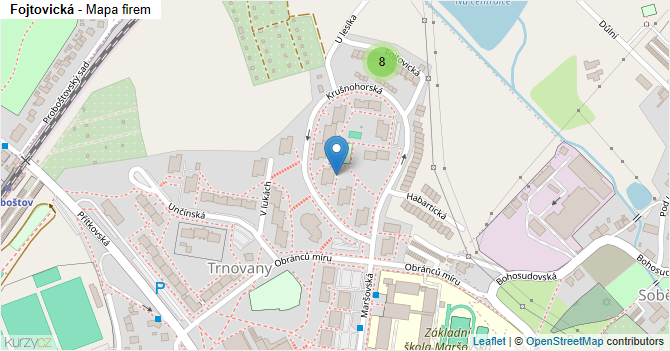 Fojtovická - mapa firem