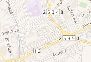 Julia Payera v obci Teplice - mapa ulice