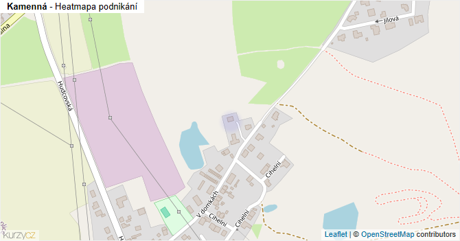 Kamenná - mapa podnikání