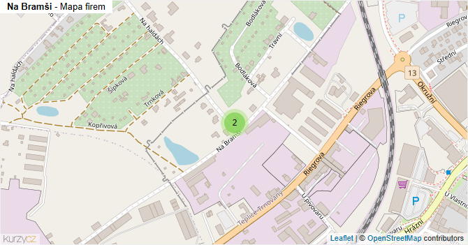 Na Bramši - mapa firem