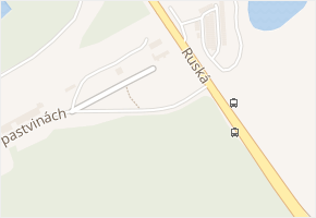 Na pastvinách v obci Teplice - mapa ulice