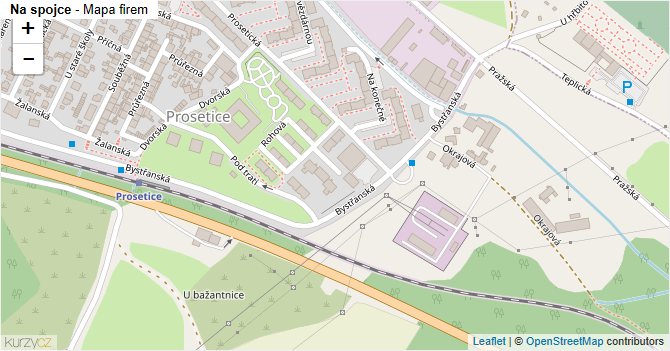 Na spojce - mapa firem