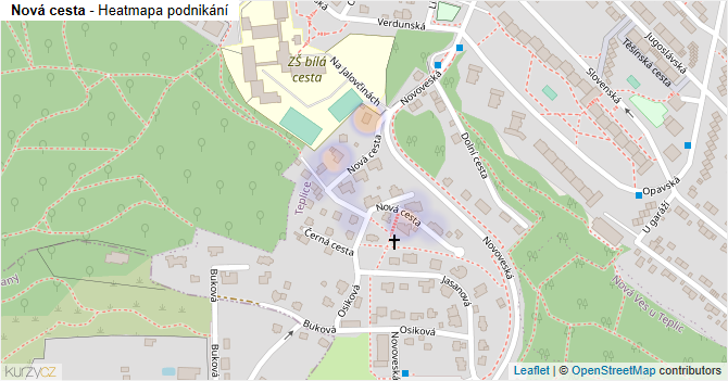 Nová cesta - mapa podnikání