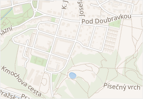 Novákova v obci Teplice - mapa ulice