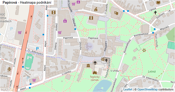 Papírová - mapa podnikání