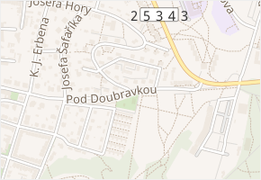 Pod Doubravkou v obci Teplice - mapa ulice