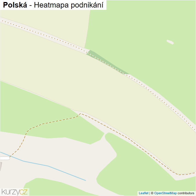 Mapa Polská - Firmy v ulici.