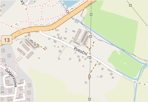 Potoční v obci Teplice - mapa ulice