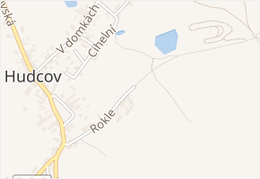 Rokle v obci Teplice - mapa ulice