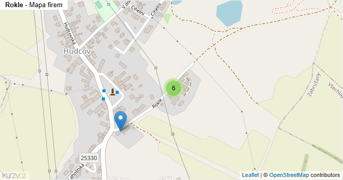 Rokle - mapa firem