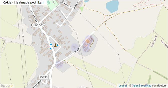 Rokle - mapa podnikání
