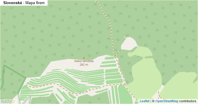 Slovenská - mapa firem