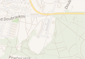 U Panoramy v obci Teplice - mapa ulice