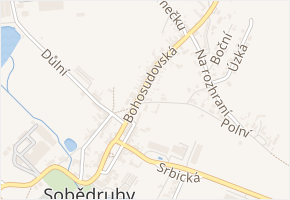 Vodičkova v obci Teplice - mapa ulice