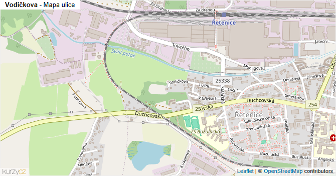 Vodičkova - mapa ulice