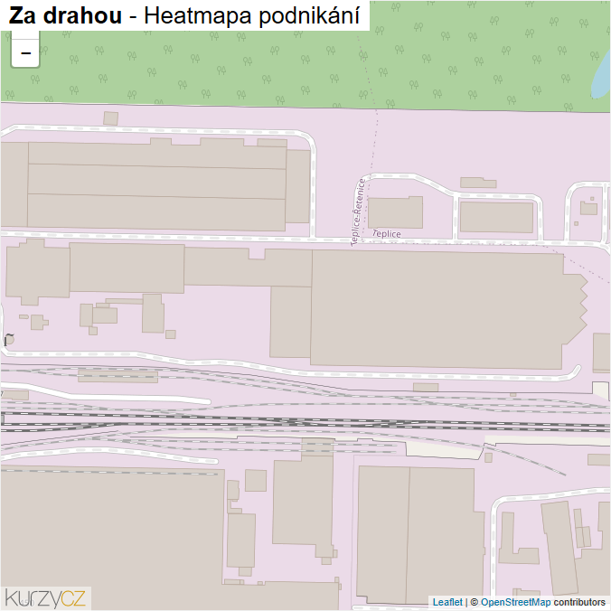 Mapa Za drahou - Firmy v ulici.