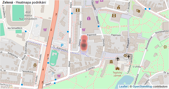 Zelená - mapa podnikání