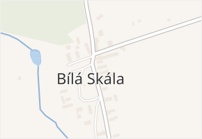 Bílá Skála v obci Terešov - mapa části obce