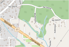 Bludovická v obci Těrlicko - mapa ulice