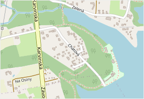Chatová v obci Těrlicko - mapa ulice