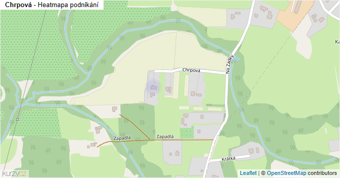 Chrpová - mapa podnikání