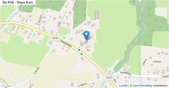 Do Polí - mapa firem