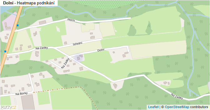 Dolní - mapa podnikání