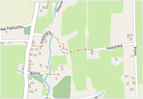 Hasičská v obci Těrlicko - mapa ulice
