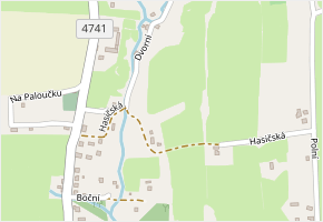 Hradišťská v obci Těrlicko - mapa ulice