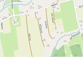 K Dolině v obci Těrlicko - mapa ulice