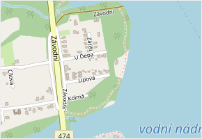 Lipová v obci Těrlicko - mapa ulice