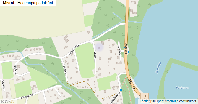 Místní - mapa podnikání
