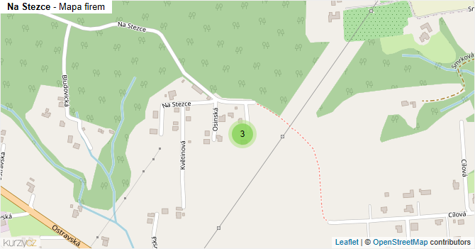 Na Stezce - mapa firem
