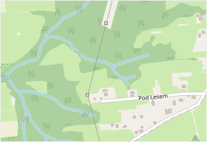 Na Zadky v obci Těrlicko - mapa ulice