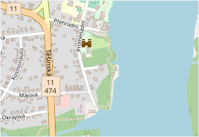 Naučná v obci Těrlicko - mapa ulice