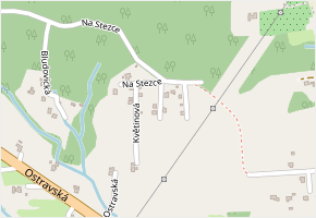 Osinská v obci Těrlicko - mapa ulice