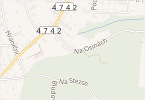 Osiny v obci Těrlicko - mapa ulice