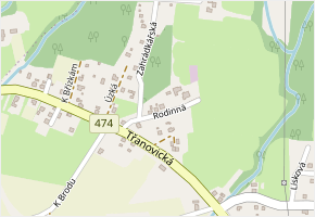 Rodinná v obci Těrlicko - mapa ulice