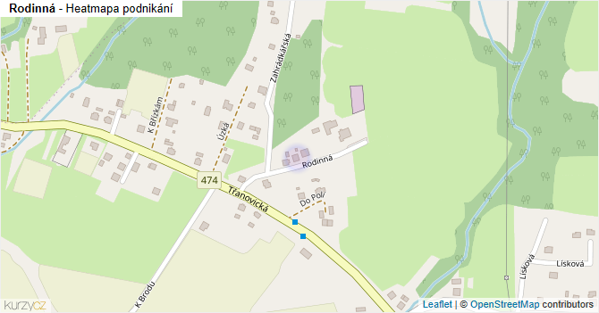 Rodinná - mapa podnikání