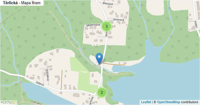 Těrlická - mapa firem