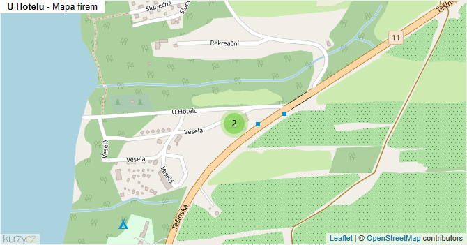 U Hotelu - mapa firem