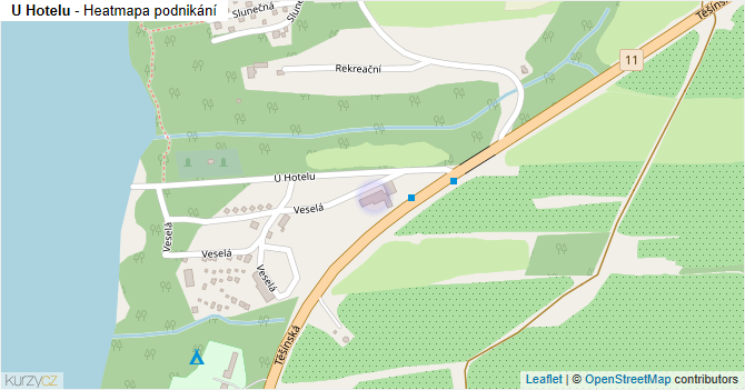 U Hotelu - mapa podnikání