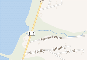 Zadky v obci Těrlicko - mapa ulice