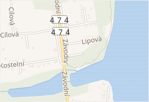 Závodní v obci Těrlicko - mapa ulice