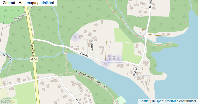Zelená - mapa podnikání