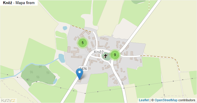 Kněž - mapa firem