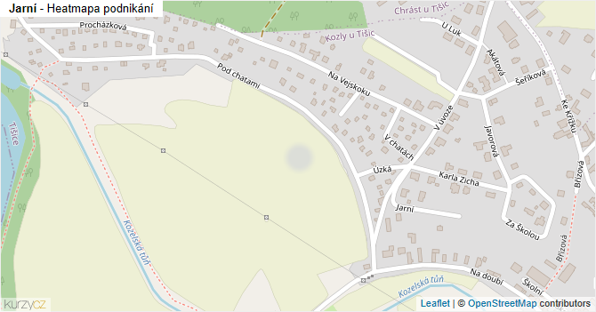 Jarní - mapa podnikání
